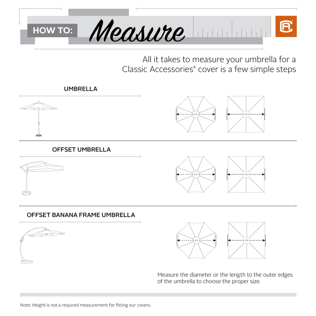 Patio Umbrella Cover with Water Resistant Fabric K456954