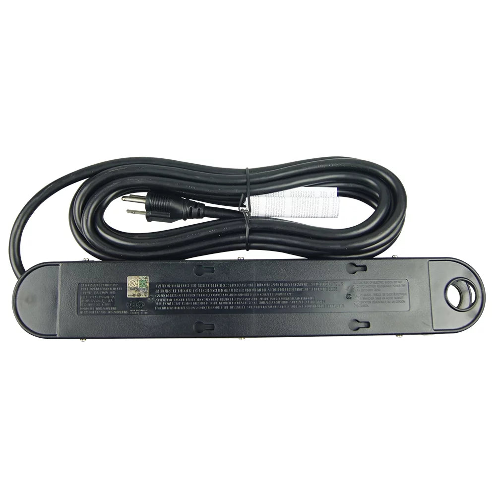 6-Outlet 15ft Cord Metal Surge with 500-Joule Protection X2956