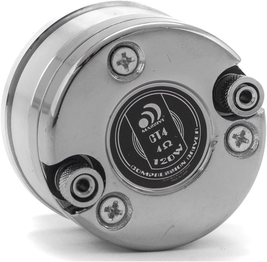 Car Audio Tweeter, 57mm, 140 Watt, Titanium Diaphragm, Aluminum Phase Plug T476229