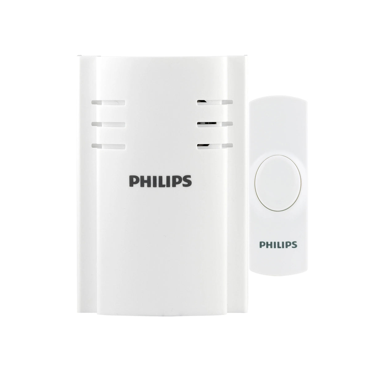 White Plug-in 2-Melody Doorbell Kit V409186