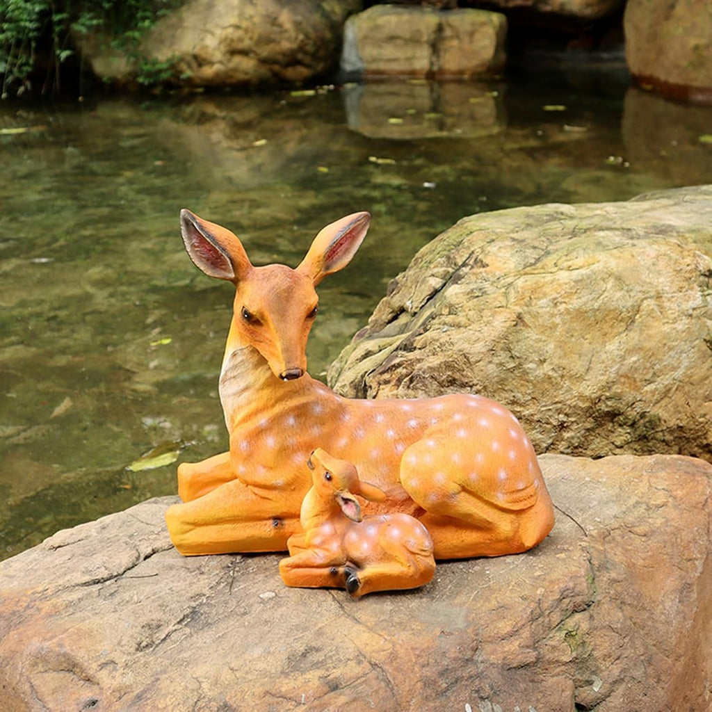 Sika Deer Animal Sculpture Lawn Statue S470