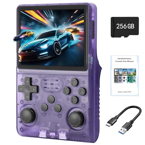 Handheld Game Console 30000 in 1 Games 3.5-Inch IPS Screen 256GB W646