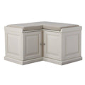 White Storage Bench Z1196