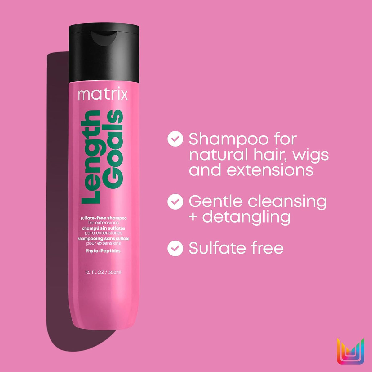 Sulfate-Free Shampoo for Hair Extensions and Wigs, 10.1 Fl. Oz. M679