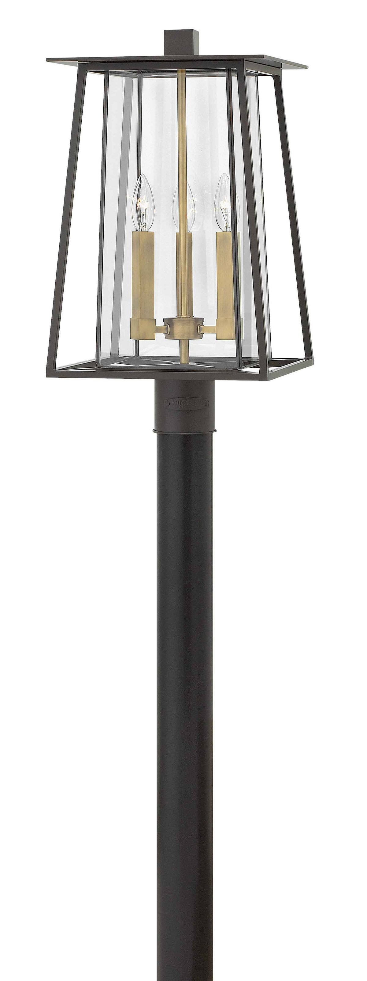 Three Light Outdoor Post Top Pier Mount K46409