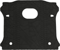Black Rear Trunk Cargo Floor Mat for 4 Door Wrangler with Subwoofer Mat Cutout D740585