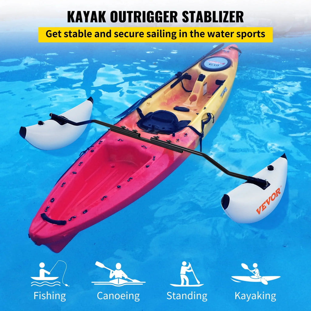 PVC Inflatable Kayak Outrigger Stabilizer, 2 pcs X97581