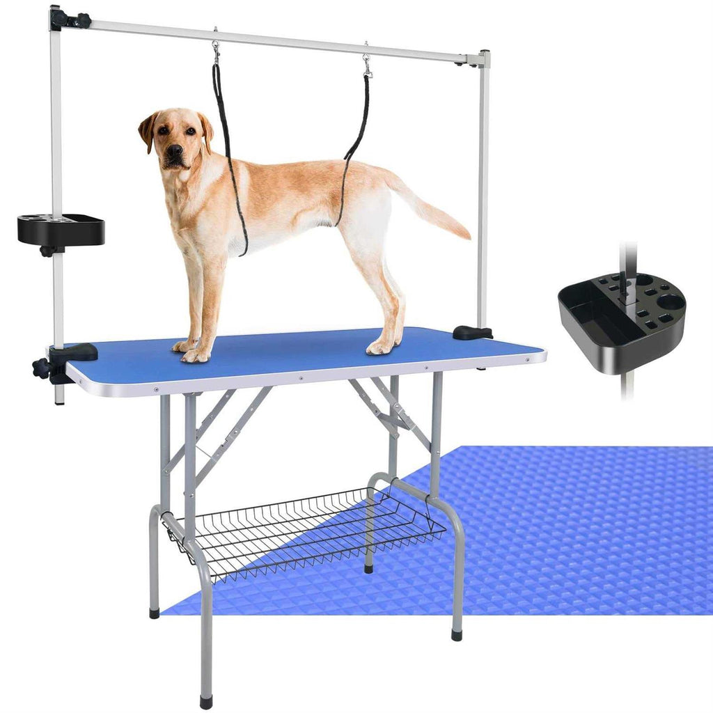 45” Foldable Heavy Duty Dog Grooming Table with Tool Holder W163283