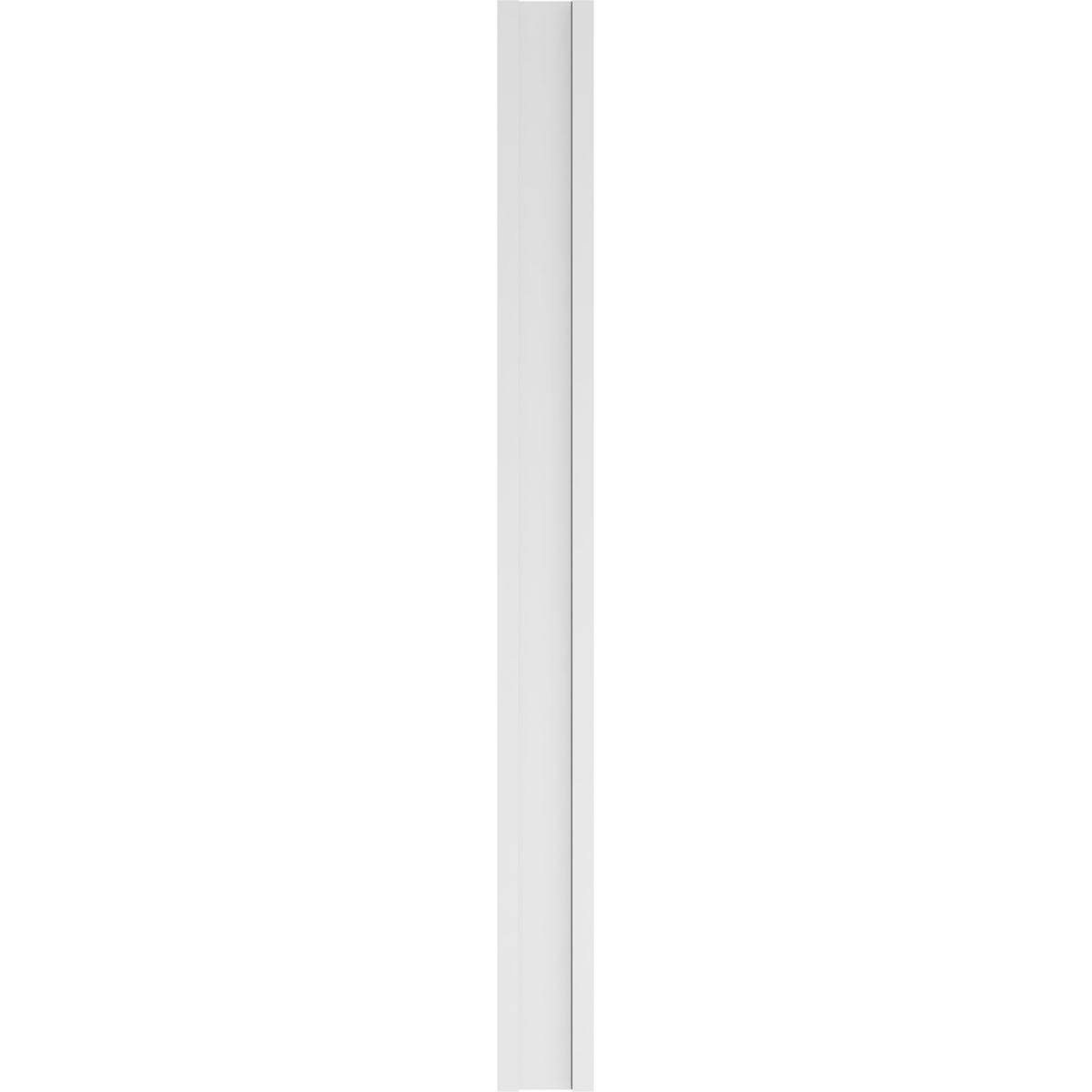 Two Equal Raised Panel PVC Pilaster with Standard Capital and Base (Pair) V39465