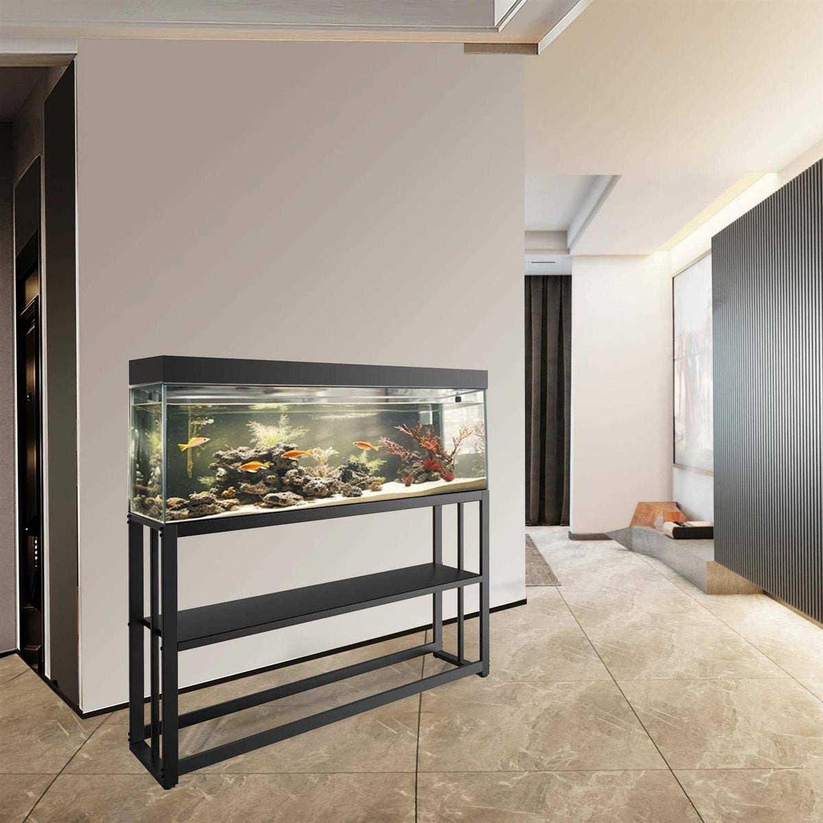 55-75 Gallon Fish Tank Stand with Storage Shelf Z756209