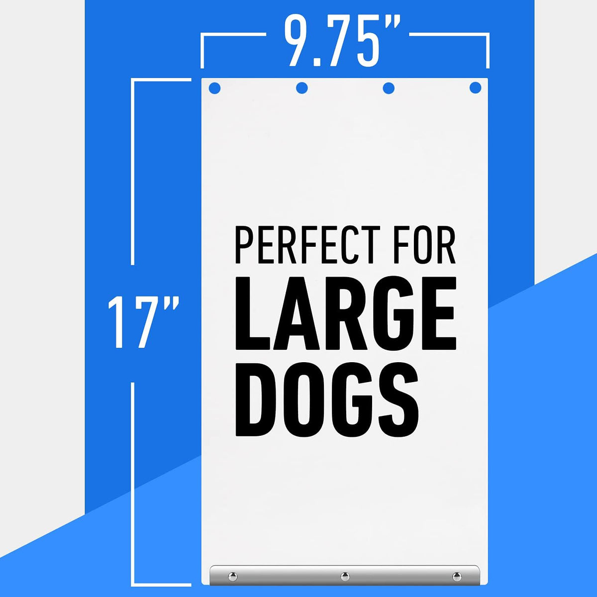 Weatherproof XL Replacement Dog Door Flap (9.75 x 17 in) Q899052