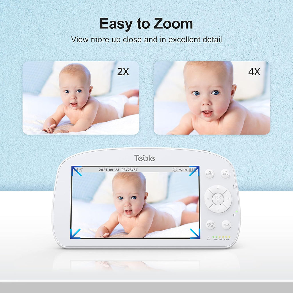 5.5" HD Video Baby Monitor with Camera and Audio K153774