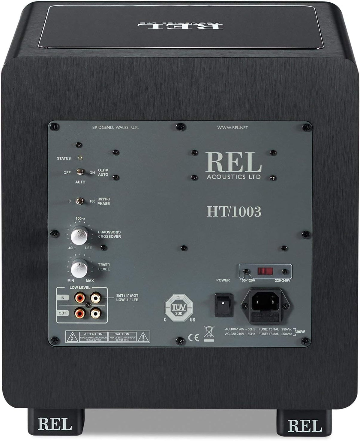 HT/1003 Subwoofer, Line Grained Black Composite N5289