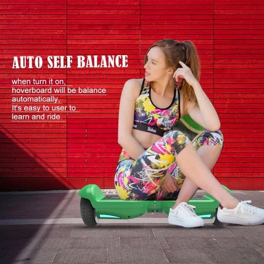 6.5 Two-Wheel Self Balancing Electric Scooter with LED Light Pink K32451