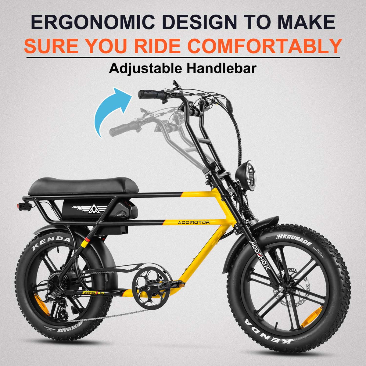 750W 20" Fat Tire Electric Bike J296
