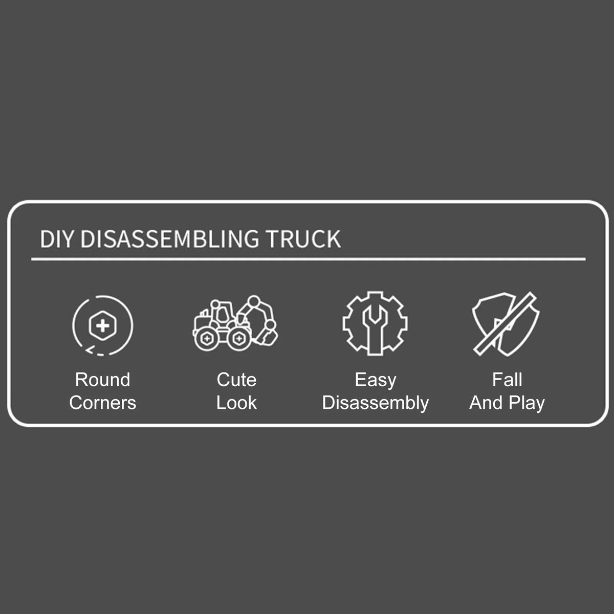 DIY Nut Building Construction Toy Excavator V39598