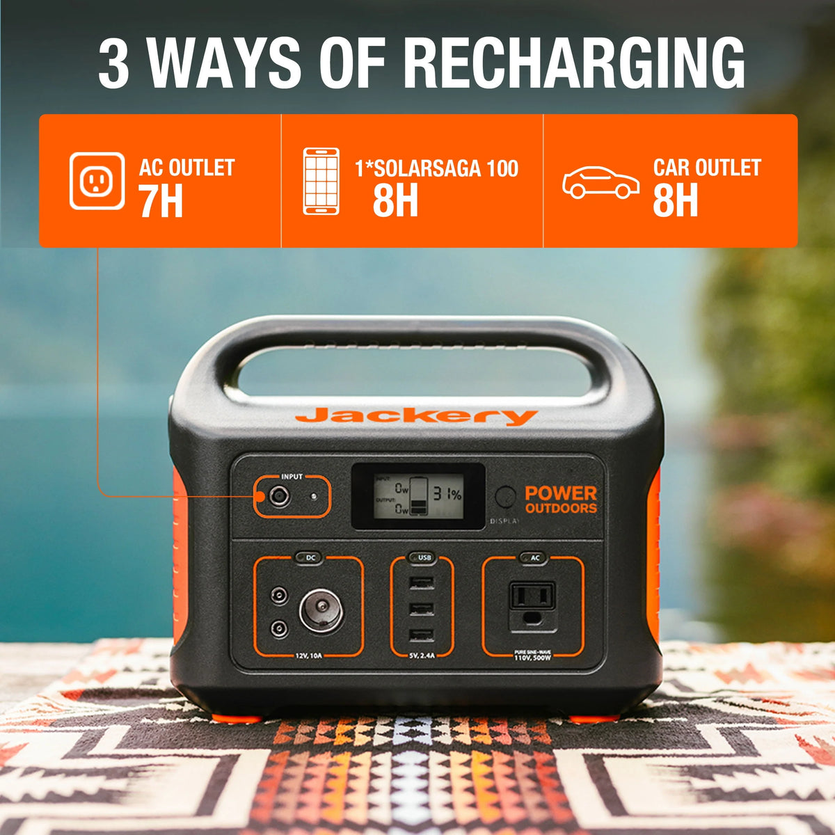 Portable Power Station 500 Watts O56410