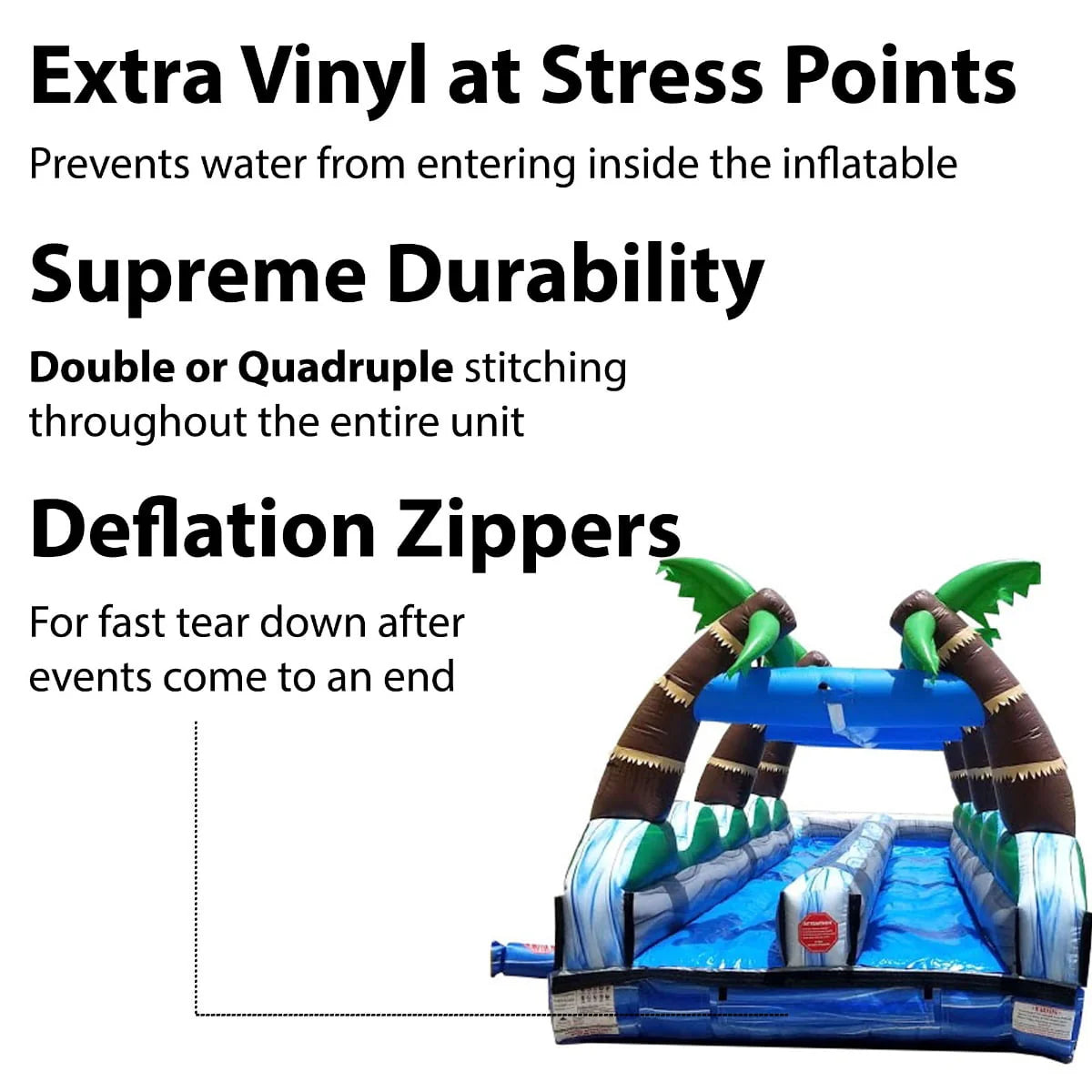 Commercial Inflatable Slip n Slide with Blower I4616