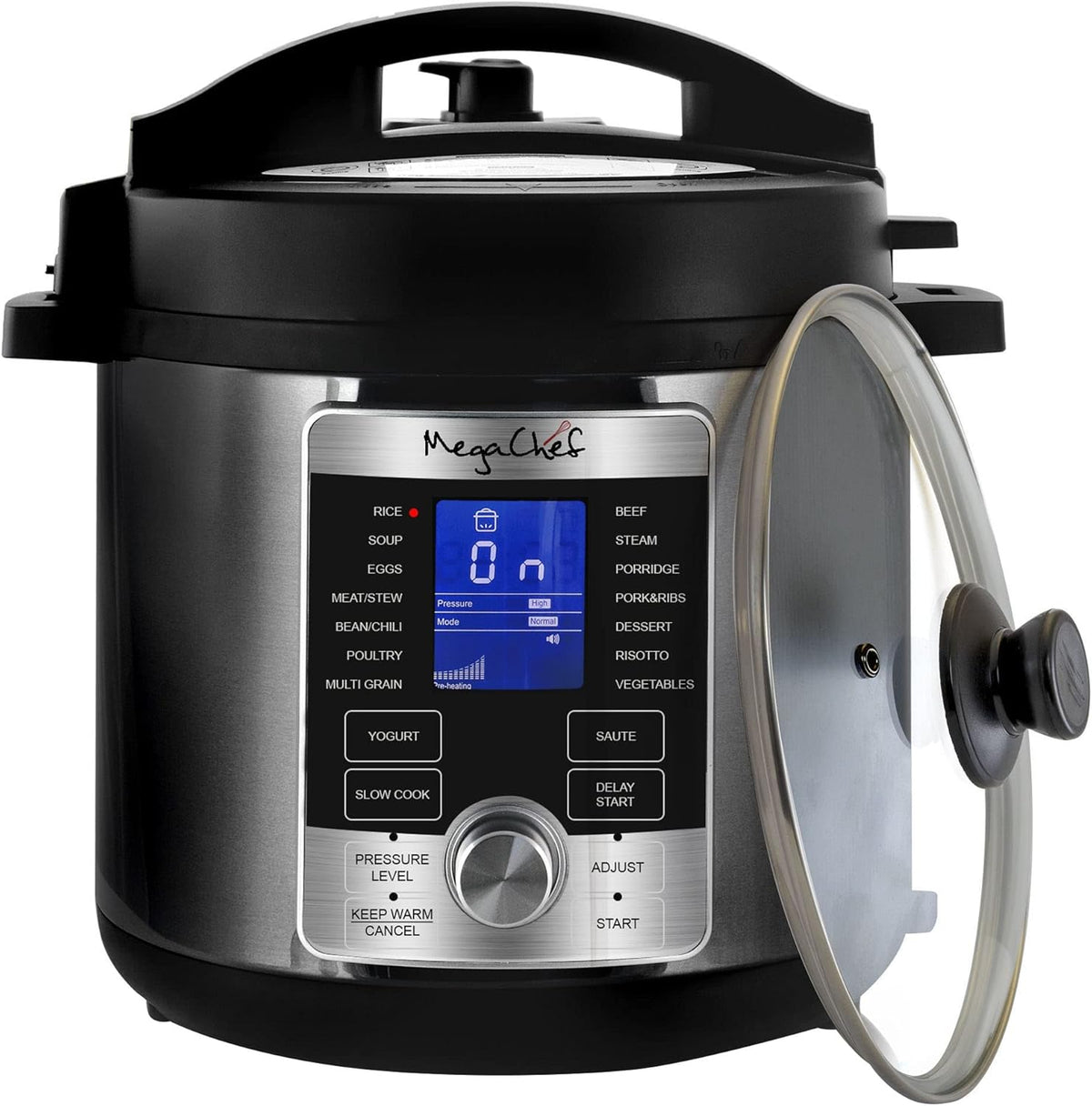 6 Quart Stainless Steel Electric Digital Pressure Cooker N187112