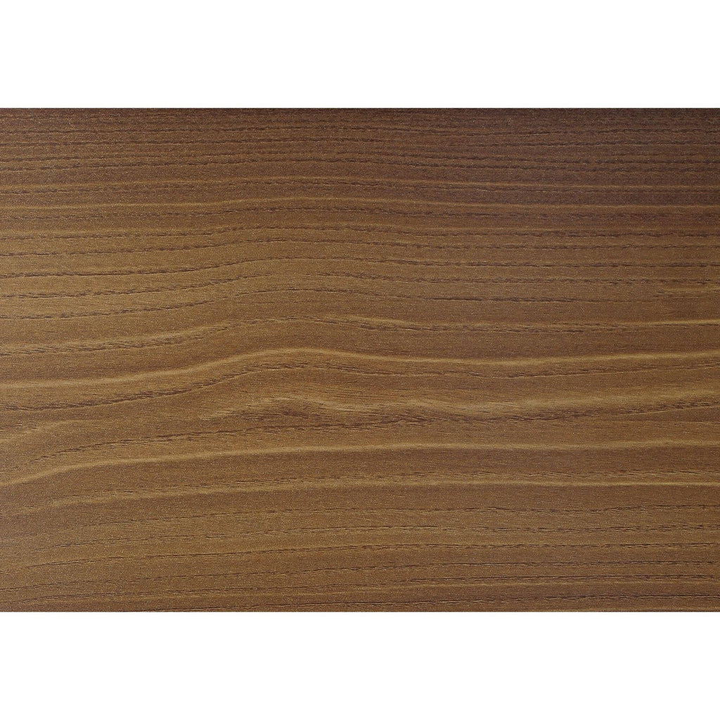 Walnut Black Metal Computer Desk T9428