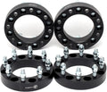 Black Forged 8x170 to 8x6.5 Wheel Adapters 1.5 Inch with 14x1.5 Studs Pack of 4 L65859