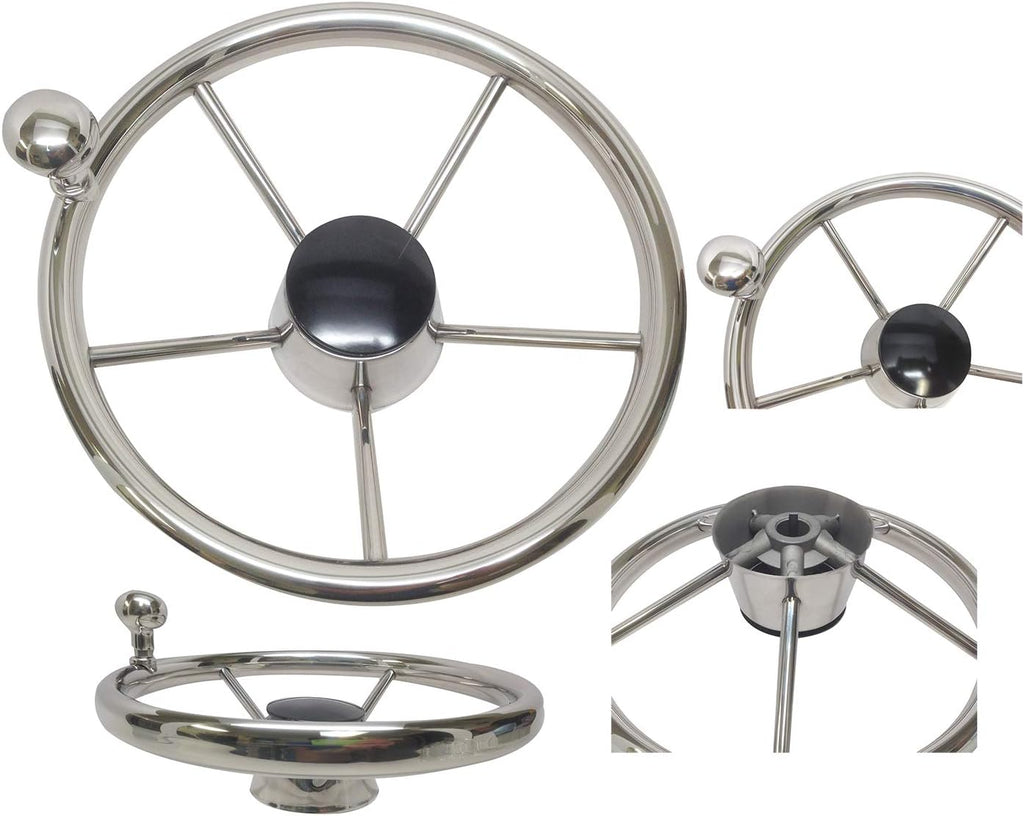 Black 5 Spoke Steering Wheel I1317