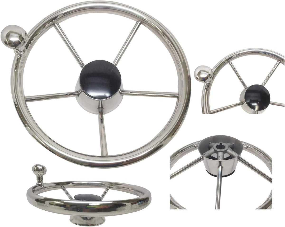 Black 5 Spoke Steering Wheel I1317