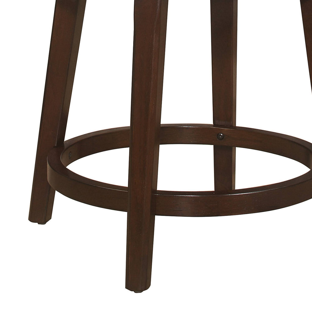 Gray Fabric Swivel Counter Height Stool G911