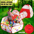 Kids Play Tent with Tunnel and Ball Pit L820380