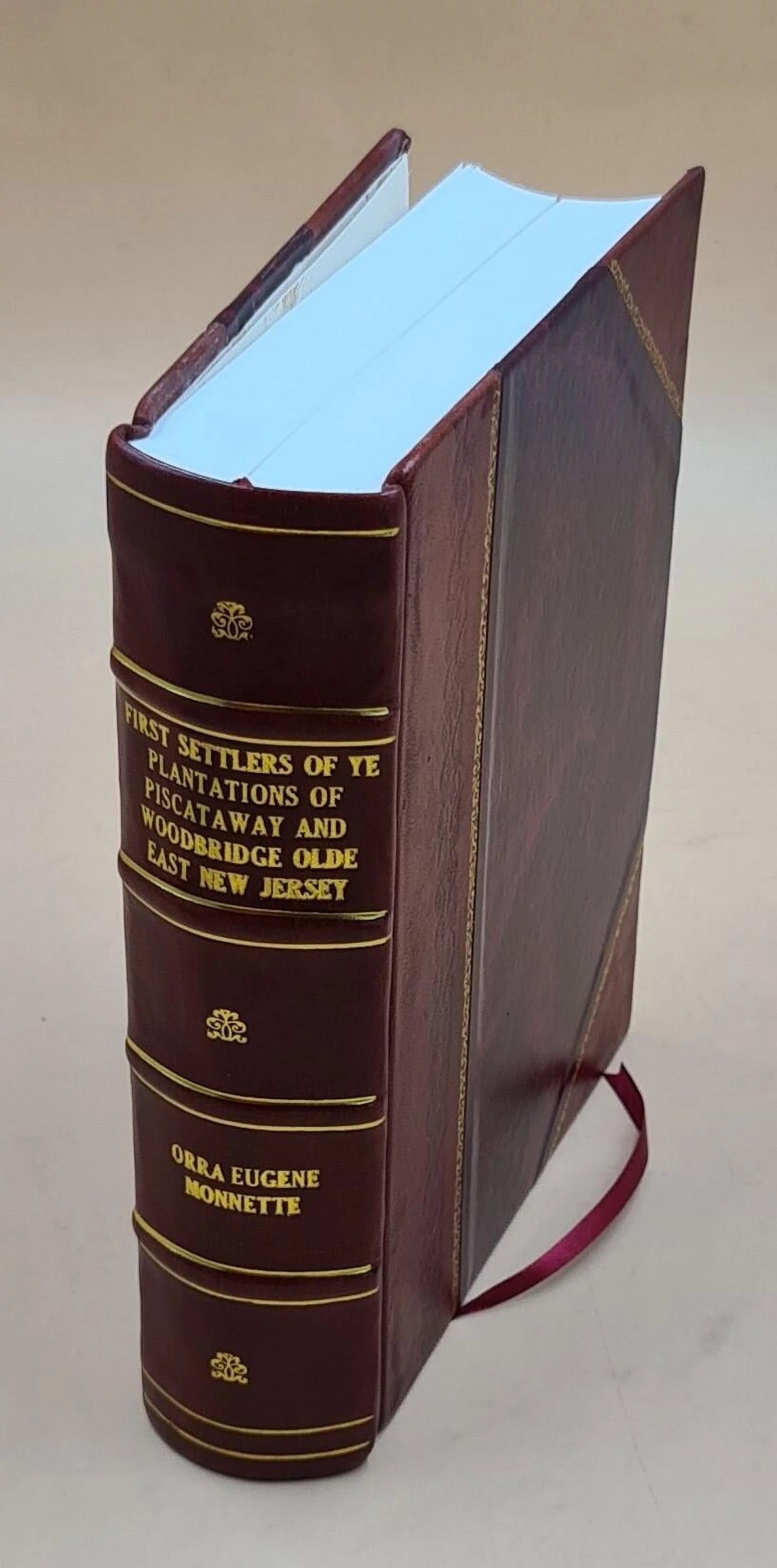 Piscataway and Woodbridge 1664-1714 Leather Bound Q6396
