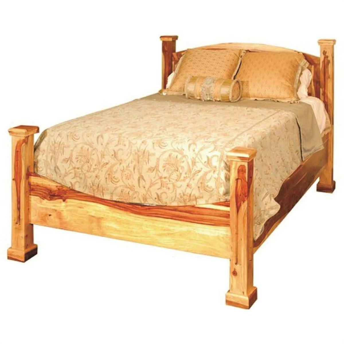 Solid Sheesham Wood Queen Bed N452974