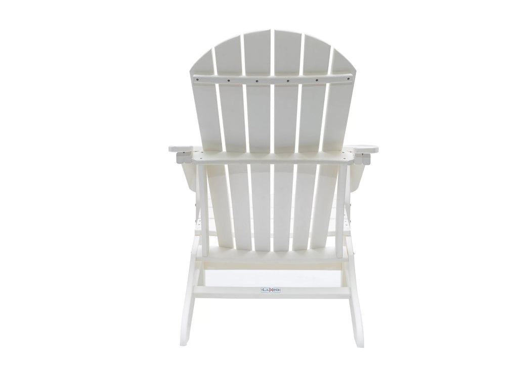 White Poly Outdoor Adirondack Chair R945