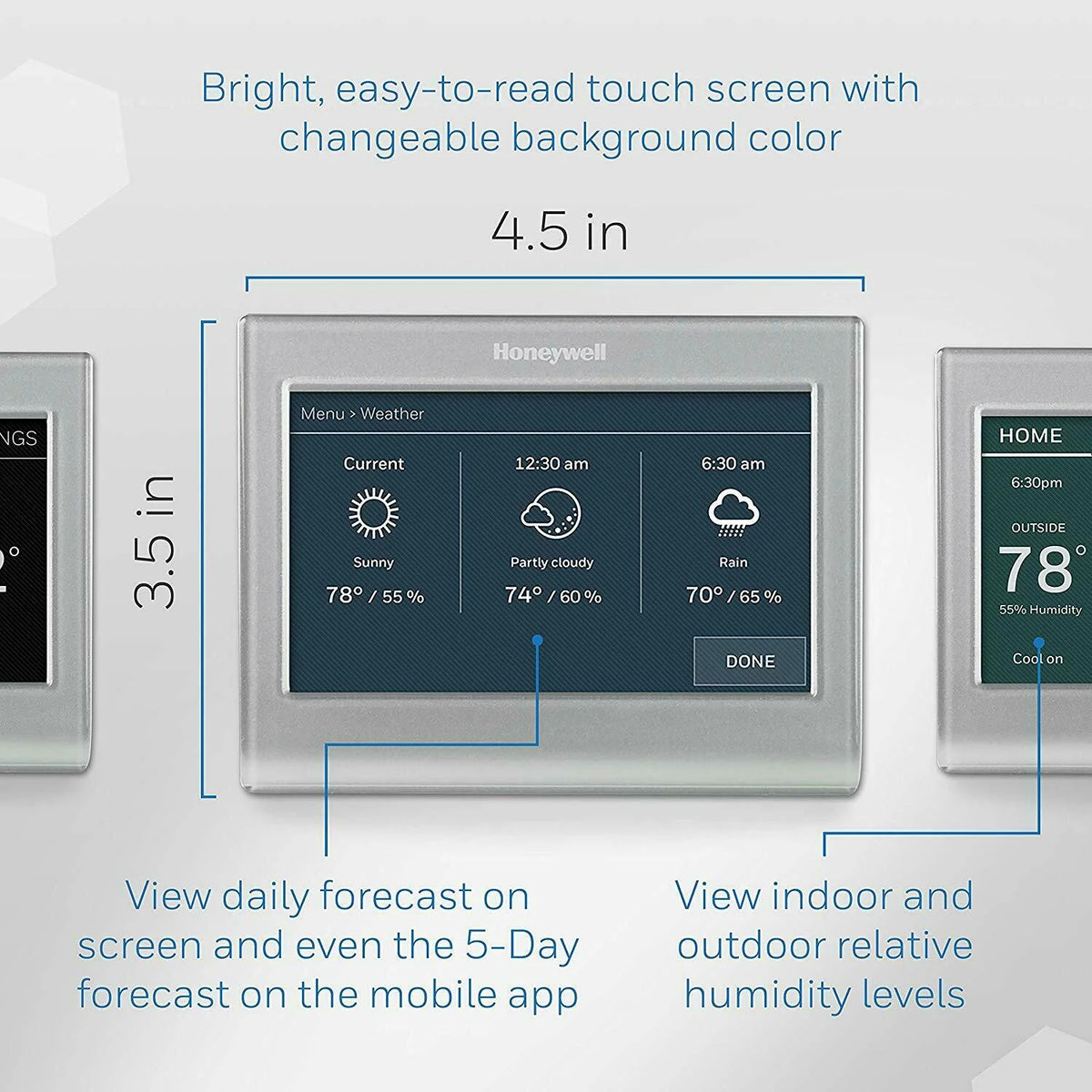 Wi-Fi Smart Color Thermostat E3713