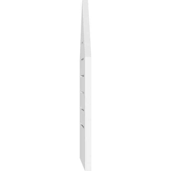 Peaked Top Surface Mount PVC Gable Vent E407245
