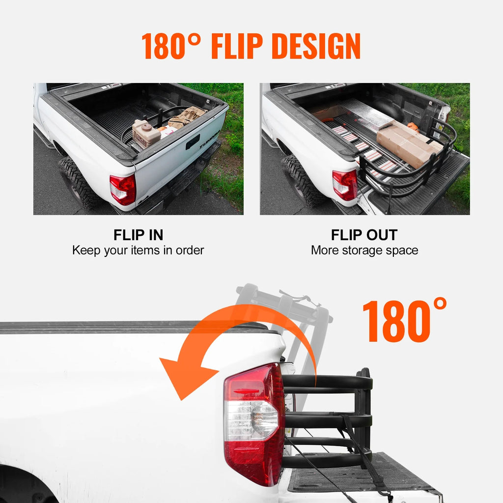 Aluminum Retractable Tailgate Extender, 55.5"-68" U3778