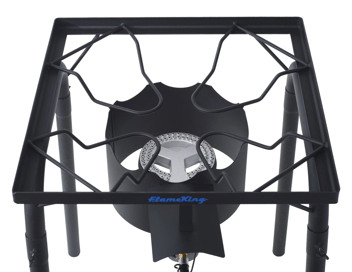 100,000 BTU LP Gas Outdoor Stove Burner with Regulator Hose G9302