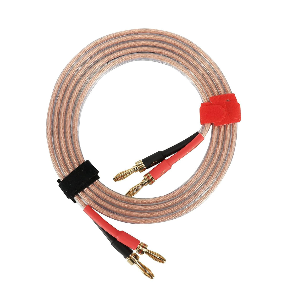 13AWG Oxygen-Free Copper Speaker Cables with Banana Plug Tips V3729