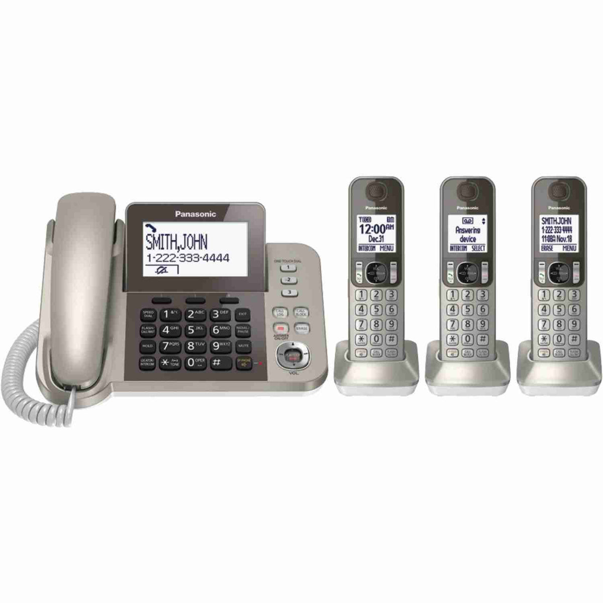 Champagne Gold Cordless Phone J23189