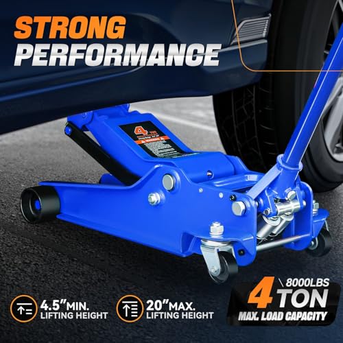 4 Ton Low Profile Steel Hydraulic Floor Jack G711127