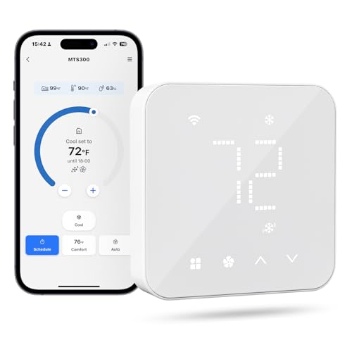 Smart Thermostat, WiFi Thermostat, C-Wire Required Z9329