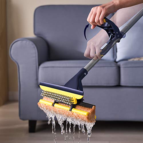 Sponge Mop with 2 Sponge Heads D856068