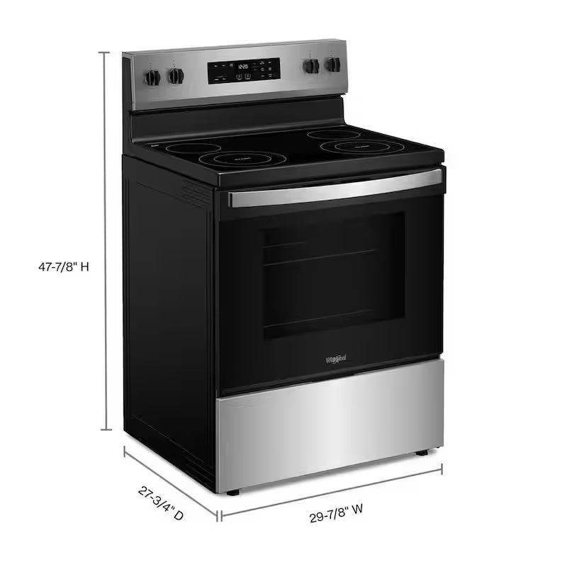 4 Elements Freestanding Electric Range in Stainless Steel M6856
