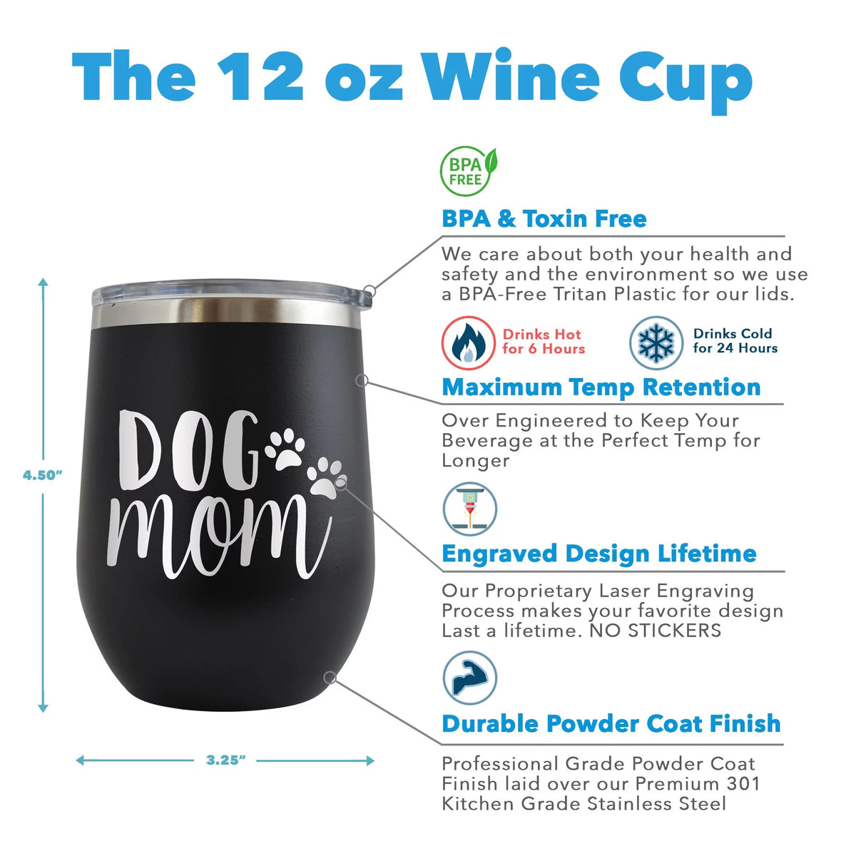 12 oz Red Wine Cup W4219