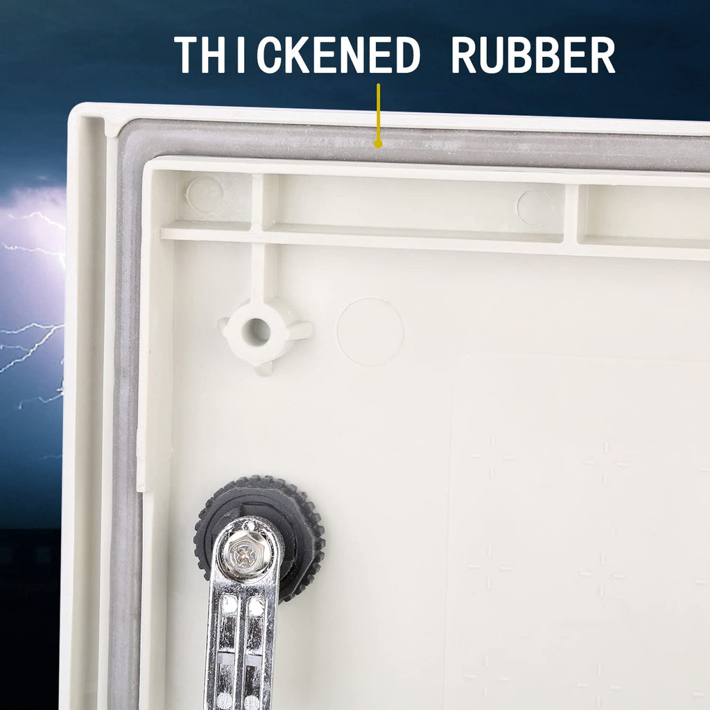 19.7×15.7×7.9 Fiberglass IP65 Weatherproof Wall-Mounted Electrical Enclosure Box K891