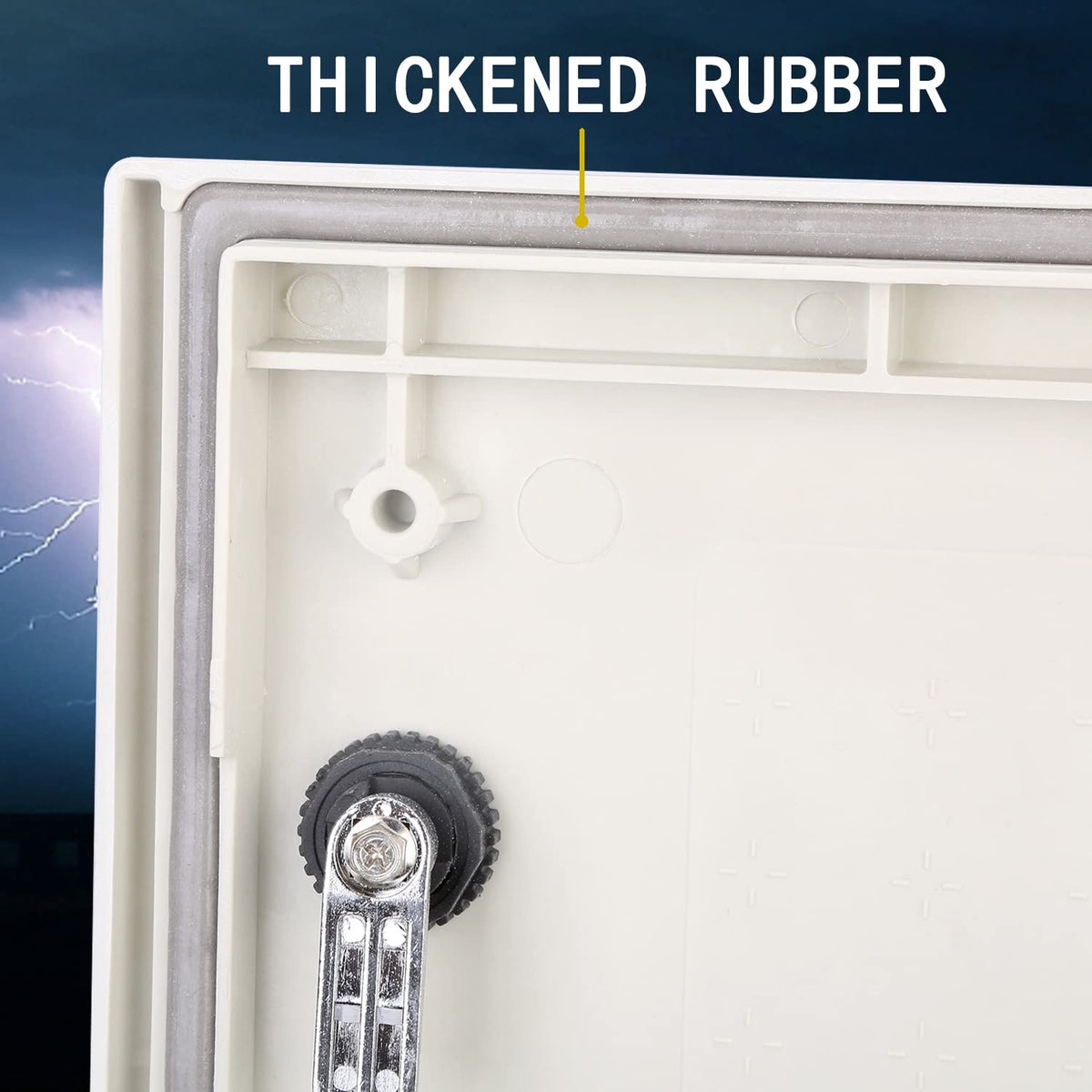 19.7×15.7×7.9 Fiberglass IP65 Weatherproof Wall-Mounted Electrical Enclosure Box K891