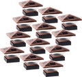 12 Pack Solar Post Cap Deck Light for 4x4 Wood or PVC Vinyl Posts (Bronze) M491