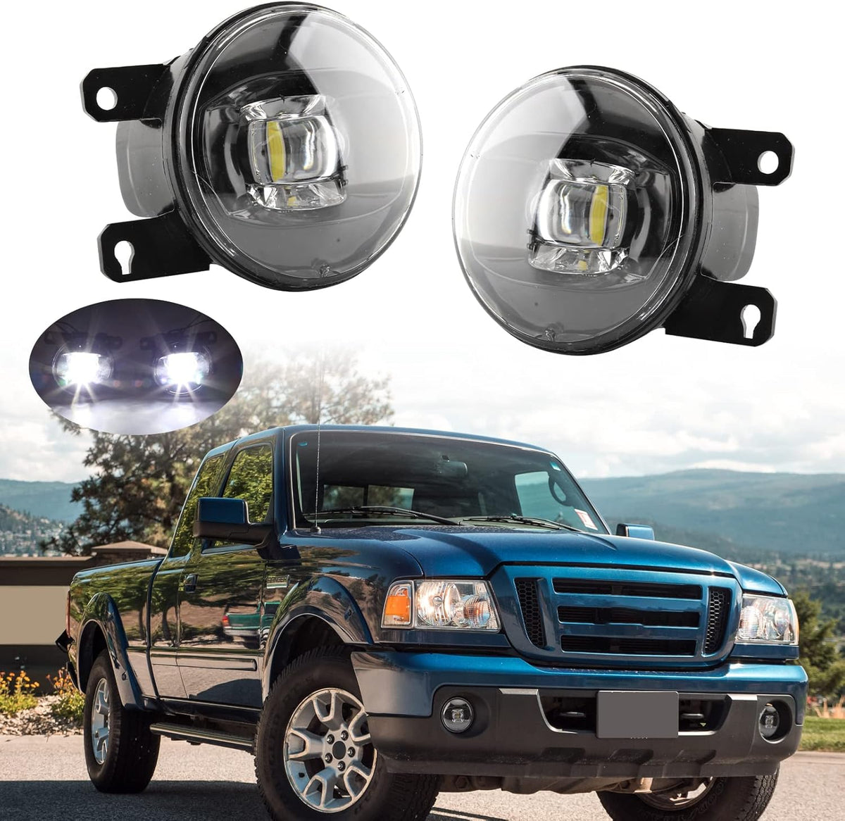 LED Driving Fog Light H11 Plug Clear Lens K90408