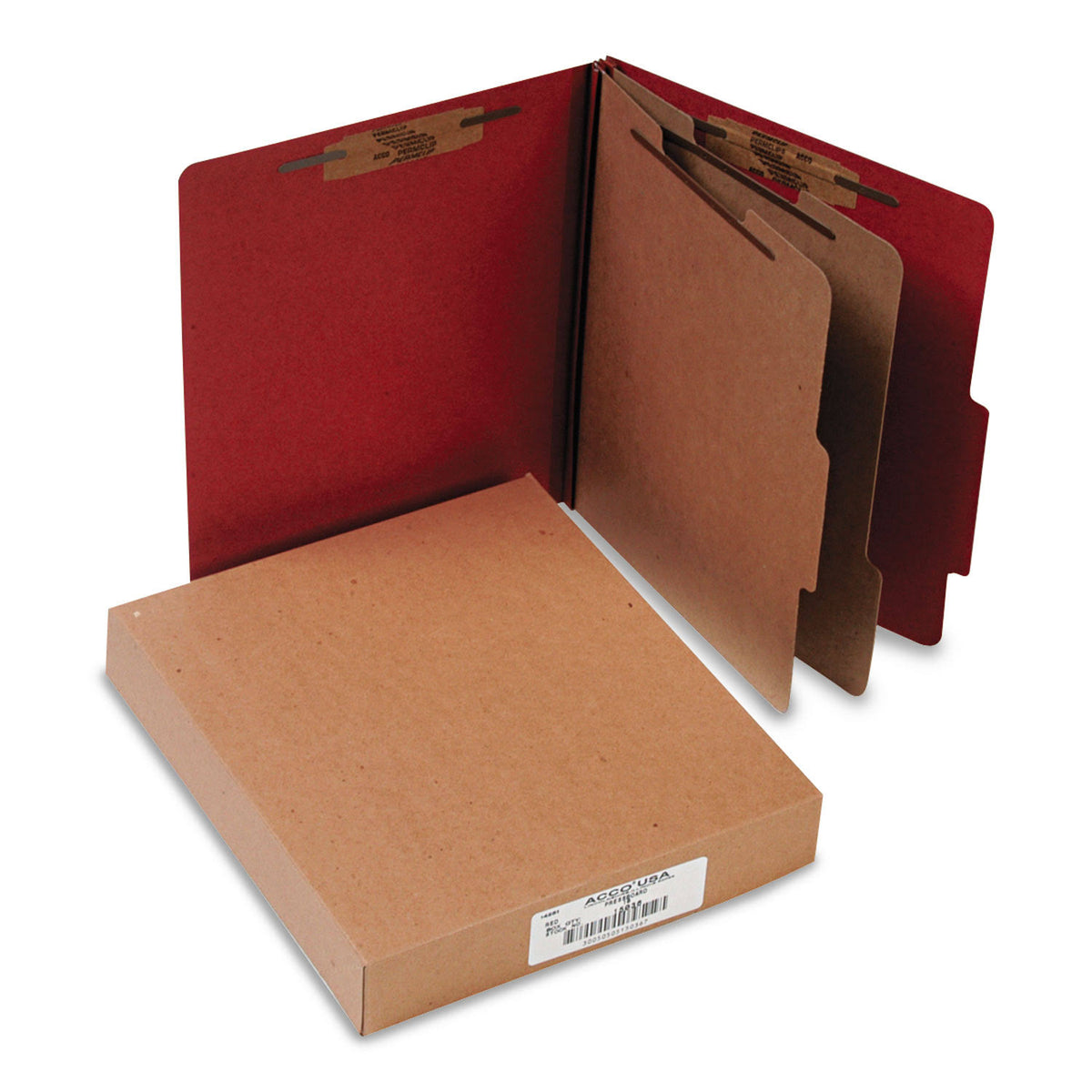 Letter 6-Section Pressboard Classification Folders L474