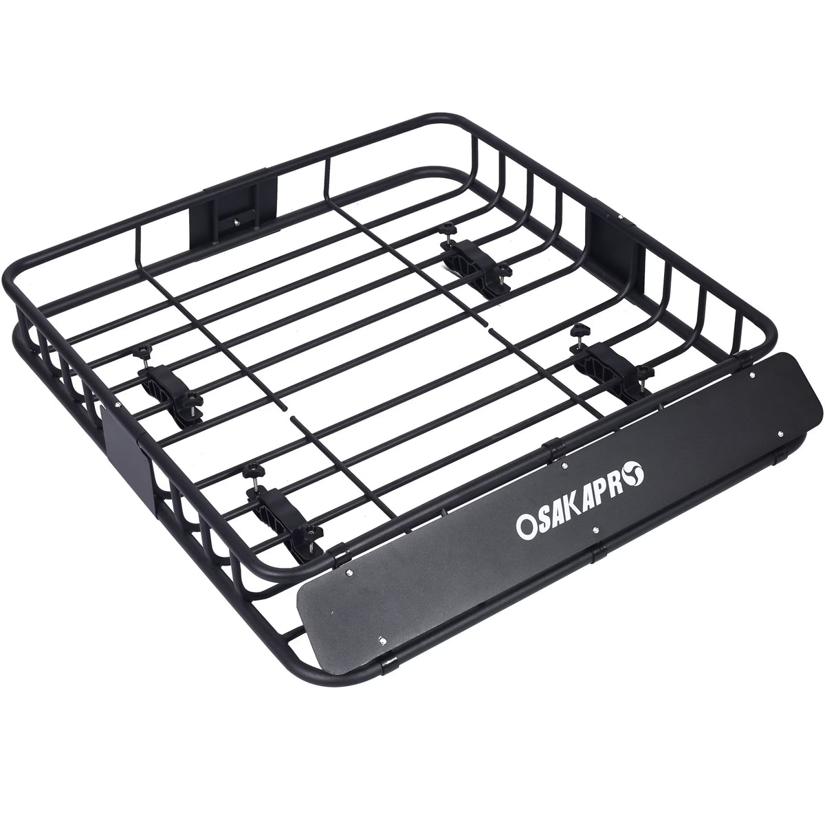 Black Steel Roof Rack Cargo Carrier Basket 43" M94583