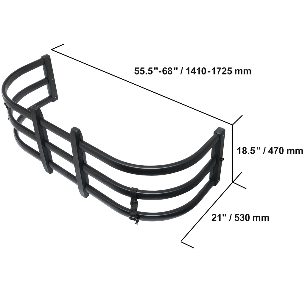 Aluminum Retractable Tailgate Extender, 55.5"-68" U3778